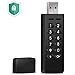 LEPIN Flash Drive Password Protected Hardware Encrypted USB Flash Drive Secure USB Drive Secret with Keypad U Disk Flash for Personal Data Security (Black 32GB)