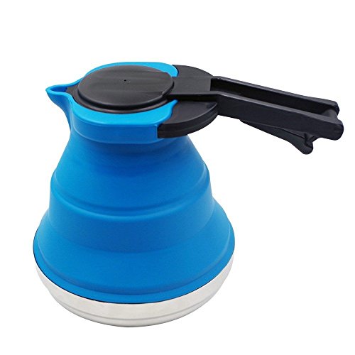 Kettle Foldable Silicone Electric Water Travel Portable 850w Camping Boiler Grade Nathome Boiled Teakettle Hiking Platinum Outdoor Collapsible Kz Food