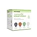 Konjac Sponges 4 Pack, 100% Pure Natural Konjac Sponge Set for Face, Skin, Body Massage. Deep Cleans Pores for Beautiful Skin. Colors Red, Black, White, Green from PIXNOR