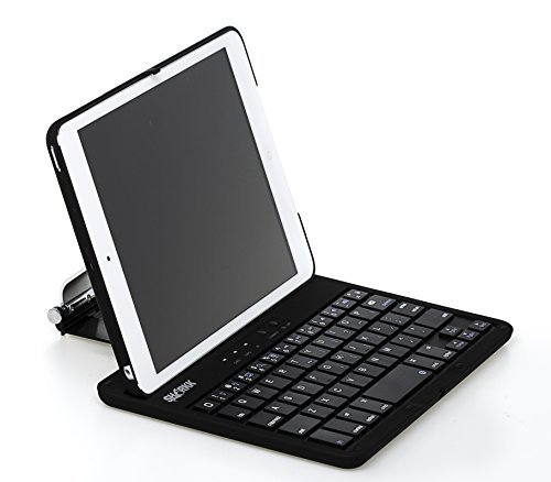 Sharkk Apple iPad mini 4 Bluetooth Wireless Keyboard Case Multi-Angle Folio Cover with 360 Degree Rotating Stand