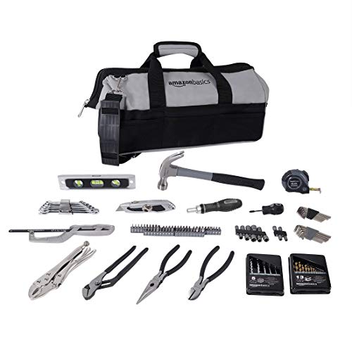 Amazon Basics 115 Piece Home Repair Tool Kit Set With Bag Pricepulse