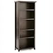 SIMPLIHOME Bedford SOLID WOOD Universal TV Media Stand, 53.9 inch Wide, Living Room Entertainment Center, Storage Cabinet with Glass Doors, for Flat Screen TVs up to 60 inches in Dark Tobacco Brown