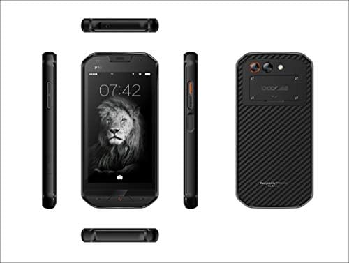 DOOGEE S30 Triple Proofing Unlocked Smartphone 2GB+16GB Fingerprint Identification Dual SIM 5.0 inch Android 7.0 Mobile Phone With Battery 5580mAh -Black/Gold Color