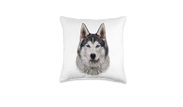 husky dog pillow