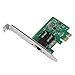 QNINE 10/100/1000 Mbps PCIe Network Card, Gigabit Ethernet Adapter PCI Express with Low Profile Bracket, PCI-e X1 RJ45 LAN Card for PC, Support Windows XP / 7/8 / 10