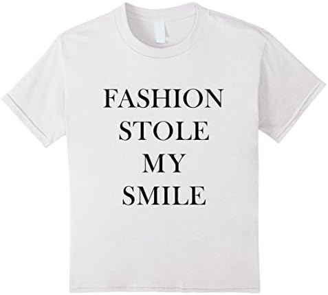 Kids Fashion Stole My Smile T-Shirt 12 White