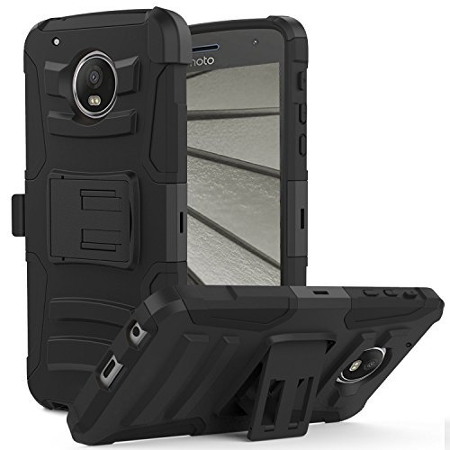 Luckiefind case compatible with motorola moto g6, hybri…