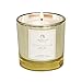 CHLOEFU LAN Scented Candle Jasmine Long Burning (40 hours) Strong Fragrance Soy Aromatherapy Candle for Home Decorative,Best Gifts with Golden Glass (Night Jasmine)thumb 1