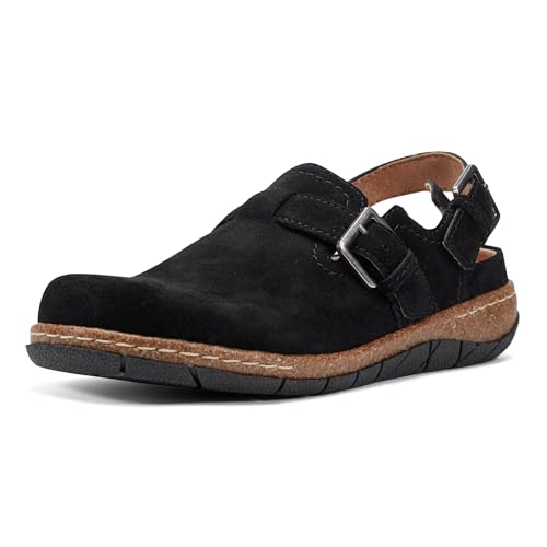 Earth Women's Elmonte Clog, Black 001, 9 W