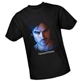 Damon Close-Up -- The Vampire Diaries Adult T-Shirt, X-Large