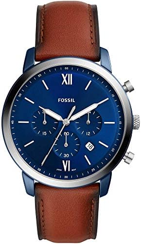 Fossil Watch for Men, Quartz Movement, Analog Display, Brown