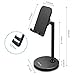 Adjustable Cell Phone Stand Holder for Desk Universal fits All Cellphones Compatible iPhone Xs Max XR X 6 6S 7 8 Plus, Galaxy S10 Plus Note 9& 7”-13” Tablets iPad, Great for Facetime& Recipe Reading
