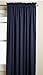 Lorraine Home Fashions Whitfield 52-inch by 84-inch Window Panel, Navy