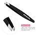 Slant Tweezers, ETEREAUTY Stainless Steel Precision Tweezers for Ingrown Hair, Eyebrow and Hair Remover 2 Pieces
