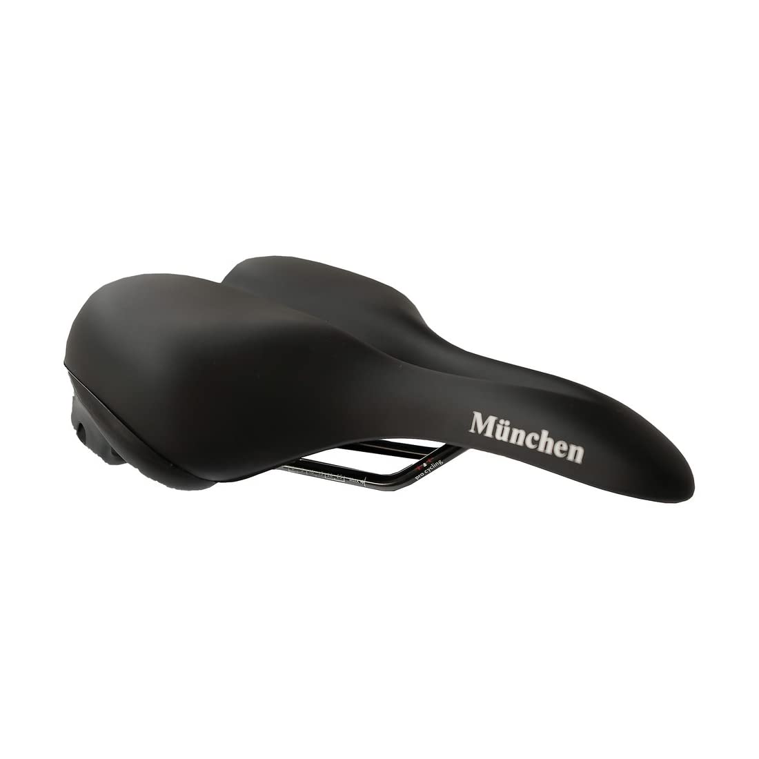 P & P pro cycling Unisex - Adult Munich 089 Comfortable Saddle, Black, 265 x 195 mm