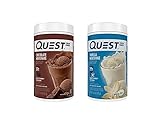 Quest Protein Powder 2-Pack: 1.6 Pound Vanilla and Chocolate Bundle