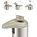 Madoats Automatic Soap Dispenser, Brushed Stainless Steel Touchless Soap Dispenser,Hand Free Motion Activated Sensor Auto-soap Dispenser, Kitchen and Bathroom Liquid Detergent Dispenser