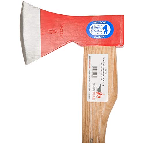 Rheinische Axt - Outdoor Spezialstahl - 1250g - mit Eschen-KuhfuÃ-Stiel von SHW-FIRE – Bild 3