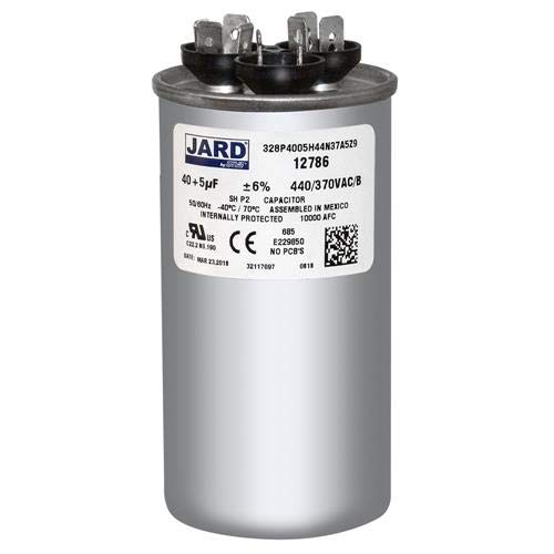 Replacement for Carrier TP-CAP-40/5/440R Dual Run Capacitor by