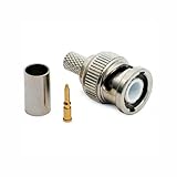 10pcs BNC Plug Crimp Connectors for RG58 RG-58 Coax