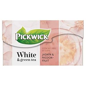 Pickwick White & Green Tea Jasmin Passionfruit, Witte en Groene Thee met Jasmijn en Passievrucht (240 Theezakjes, 100…