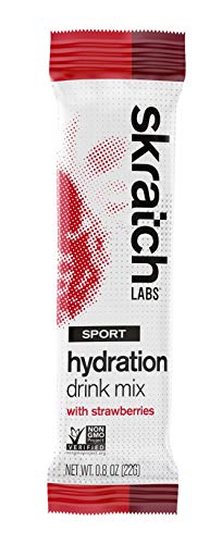 image for SKRATCH LABS Sport Hydration Drink Mix, Strawberries (20 single servin