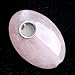 Rose Crystal Oval Palm Crystal Stone Raw Flatback Quartz Healing Gemstone Stress Relief Gifts