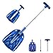 ORIENTOOLS Aluminum Lightweight Snow Shovel, 30 Inches Dismountable Garden/Sport/Snow Utility Shovel with Adjustable Length Handle Suitable for Car or Truck Storage (8
