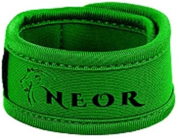NEOR 100% ALL Natural Insect Mosquito Repellent Active Bracelet with 4 Refills! Easy To Use and Safe for Kids with no Spray, no Deet. (Green)