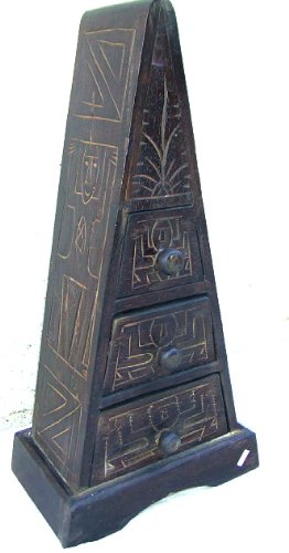 Pyramid Chest Of Drawers From Java Hand Made With Primitive Man
