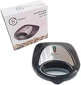 Belaco 2 Slice Sandwich Maker 750W Non-Stick Easy Clean Triangle view 3