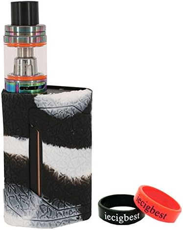 Silicone Protective Case For Wismec Reuleaux RX GEN3 300W Cover Silicone Skin Fits for Wismec Reuleaux RX GEN3 300W TC Mod(Black+White)