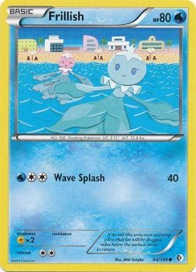 Pokemon - Frillish (44/149) - BW - Boundaries Crossed