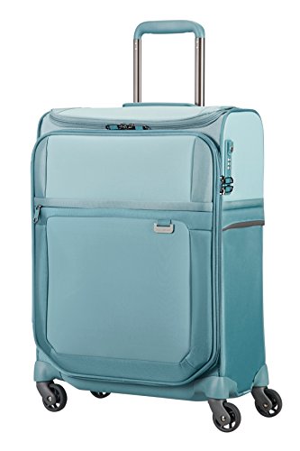 SAMSONITE Uplite - Spinner 55/20 Smart Top Hand Luggage, 55 cm, 41 liters, Blue (Ice Blue)