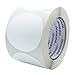 ChromaLabel 3 Inch Circle Sticker Labels, Easy to Write On Round Colored Stickers, High Visibility Permanent Labels - 500 Sticky Dots per Roll, White Dot Stickers