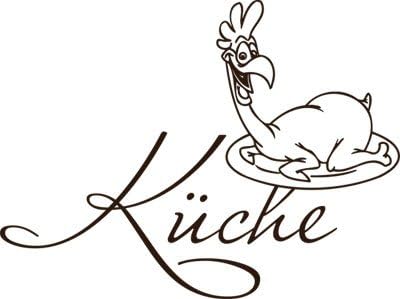 Turaufkleber Wandtattoo Tur Deko Spruch Kuche Brat Hahnchen Lustig Bad Wc 080 Braun Amazon De Baumarkt