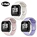 Kmasic Sport Band Compatible Versa/Versa Lite Edition 3 Pack, Soft Silicone Strap Replacement Wristband Compatible Versa Smart Fitness Watch, Large Small