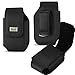 Vertical Leather Case with Magnetic closure with belt clip for LG Revere 3. (3.86
