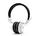 Wireless Headphones,GranVela Q8 Multifunction Foldable Headphones with FM Radio, TF Card Player,Microphone and 3.5mm Detachable Cable，for Kids and Adults - White