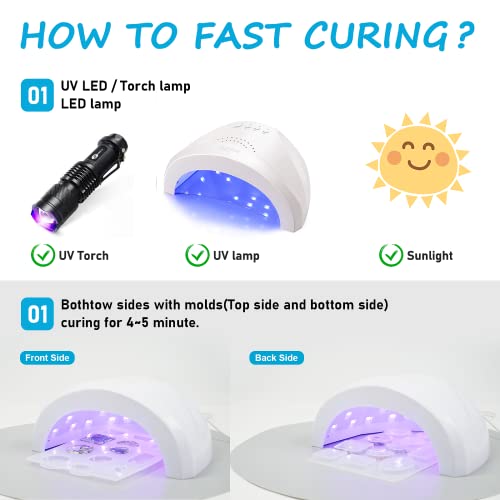 UV Resin Crystal Clear Hard Type 200g Fast Curing UV Epoxy Resin for