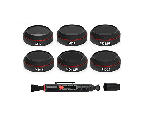 Freewell ND8/ND16/ND32/CPL/ND-8PL/ND16-PL Lens Filter 6 Pack compatible with DJI Mavic Pro/Platinum/Alpine White - Thumbnail 4