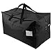 iwill CREATE PRO 100L Large Size Ornament Water Resistant Travle Duffel Tote Storage Bags with Carry Handles, Black