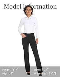 Safort 28" 30" 32" 34" Inseam Regular Tall Bootcut