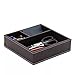 UnionBasic Flat 3-Slot Small Desk Drawer Tray Stationery Sundries Gadget Organizer Storage Box Business Card Holder Key Container