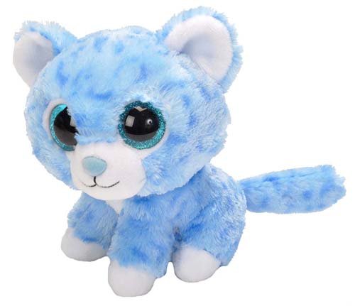 Blue snow leopard mini size soft and big eyes