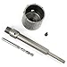 YaeTek 65mm SDS Plus Shank Wall Hole Saw Cutter Brick Concrete Cement Stone Wall Drill Bit Carbide Tipped DIY Drilling Tools 200mm Rod