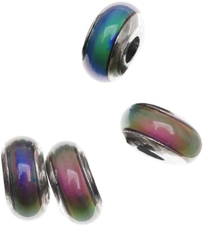 Mirage Color Changing Mood Beads - Spacer Beads 13.5x7mm (4)