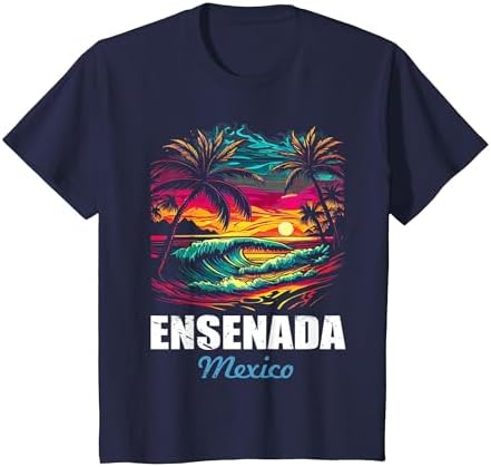 Amazon.com: Retro Ensenada Mexico Sunset Vintage Vacation Souvenir