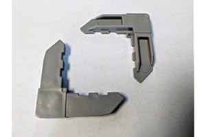 HURST GLASS AND SCREEN Gray External Screen Frame Corners (4 Pack)