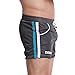SILKWORLD Men's Mesh Pocket Short Gray US Small Asia L Waist:30